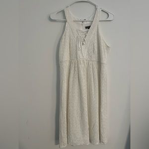 Maternity small white dress